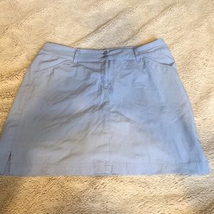 Blue golf skort